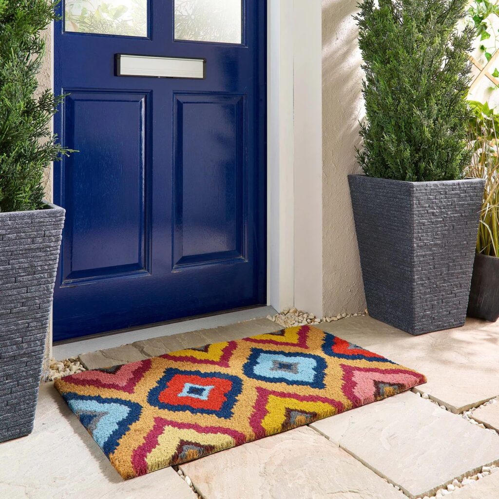 My Mat Coir Door Mat Ikat 5026134619036 2